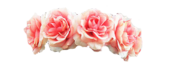 Great Pink Rose Flower Crown Clipart Png PNG Images