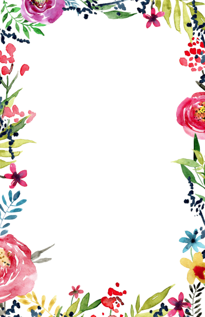 Flower border transparent background 24758656 PNG