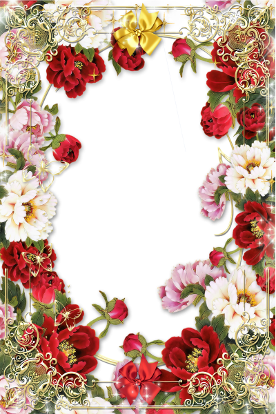 Flowers Borders PNG Vector Images with Transparent background ...