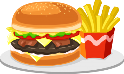 Hamburger, potato, chips, Food Free Download @transparentpng.com