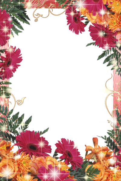 Floral Frame Background Fotos Hd Png Download PNG Images