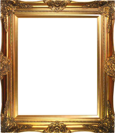 Frame Golden Picture Wallpaper PNG Images