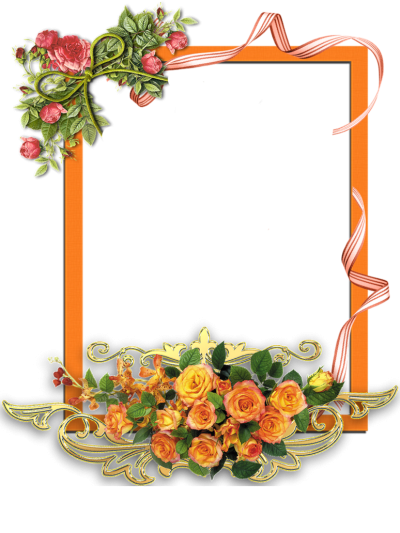 Floral Frame Clipart PNG Images