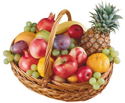 Summer Fruit Hd Png in Basket PNG Images