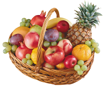 Summer Fruit Hd Png In Basket PNG Images