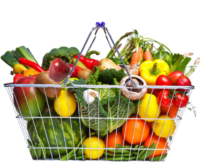 Vegetables In Grocery Cart, Fruit Transparent Free PNG Images