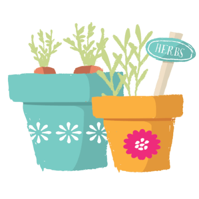 Sweet Plant Flowerpots Garden Hd Png PNG Images