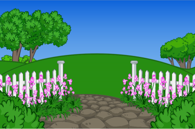 Trees, Soil, Gardener, Cartoon Garden Transparent Free PNG Images