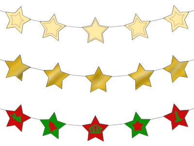 Star Garland Images PNG Images