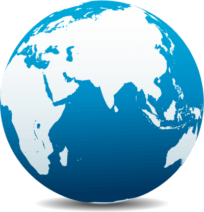 Blue White Globe Background Transparent PNG Images