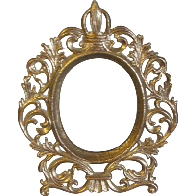 Circle iron Gold Frame Png Free PNG Images