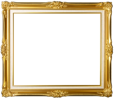 Pattern Square Gold Frame Png Hd PNG Images