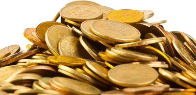 Spilled Gold Coins Clipart Png PNG Images