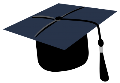 Navy Blue Graduation Cap Clipart Transparent PNG Images