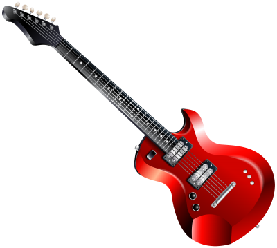 Digital Red Rock Guitar Hd Wallpaper Background PNG Images