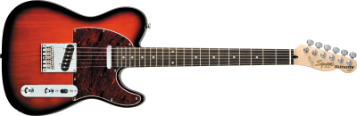 Red And Black Patterned Guitar Png image PNG Images