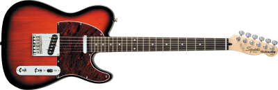 Red And Black Patterned Guitar Png Image PNG Images