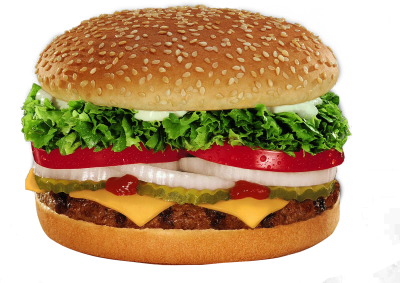 Burger King, Whopper With Cheese Abundant Material Hamburger Images Download PNG Images