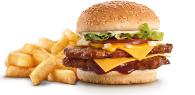 Steak Special, French Fries And Hamburger Png Picture PNG Images