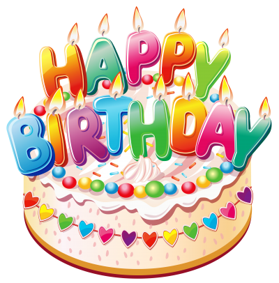 Happy Birthday Transparent Photo Clipart, Colorful Lettering, Party, Art PNG Images