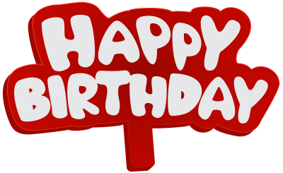 Red Background Happy Birthday Transparent Picture Free Download Lettering, Friendship, Family PNG Images