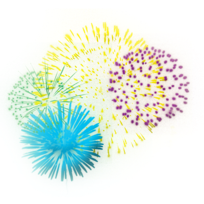 Happy New Year Fireworks Png PNG Images