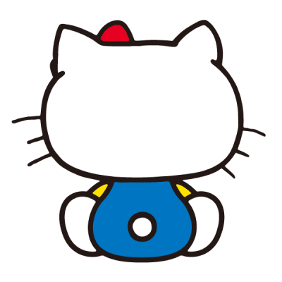 Back View Hello Kitty Png Clipart Wallpaper PNG Images