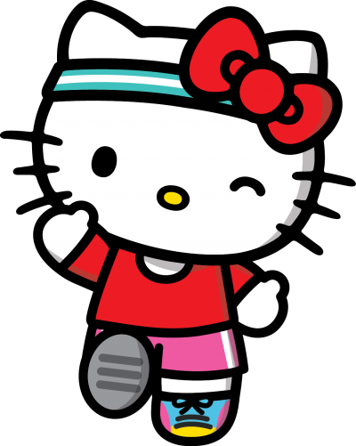 Doing Sports Hello Kitty Clipart Transparent Hd PNG Images