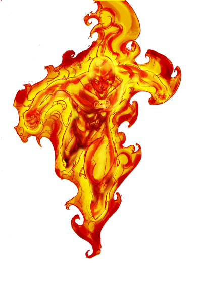 Human Torch Png Transparent PNG Images