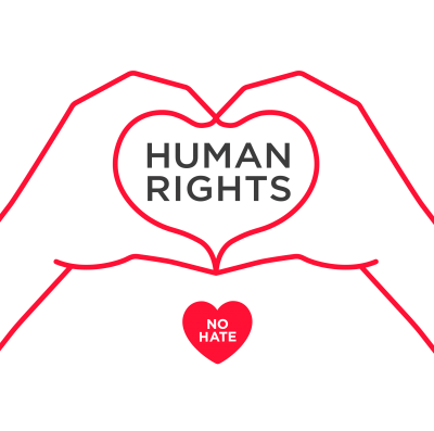 Human Rights Design in Red Transparent Background PNG Images