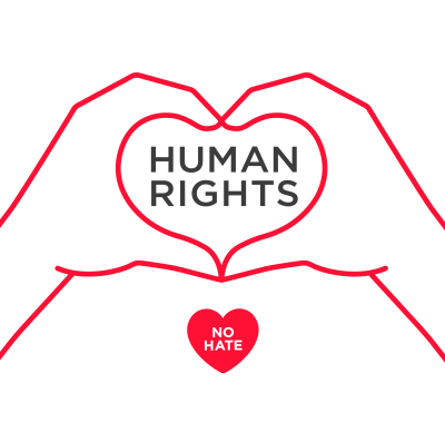 Human Rights Design In Red Transparent Background PNG Images