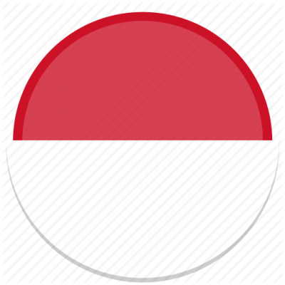 Circle Flag Flags Indonesia Round Icon PNG Images