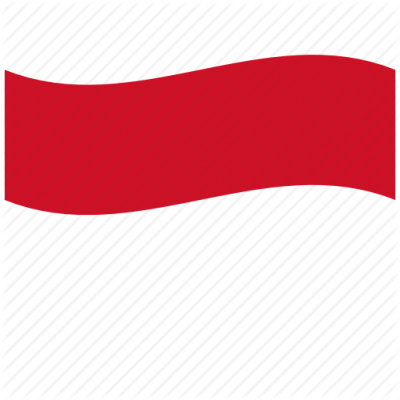 Indonesia Flag Sacred Waving Flag White PNG Images