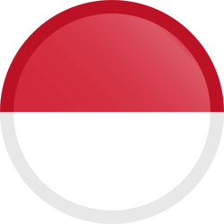 Indonesia Flag Icon Symbol Circle PNG Images