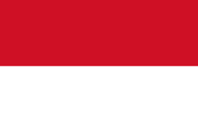 Simple Indonesia Flag PNG Images