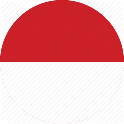 Circle Circular Country Indonesia Flags PNG Images