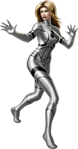Grey Future Foundation Invisible Woman Right Portrait Pictures PNG Images