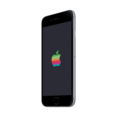 İphone Background Hd Clipart Apple Wallpaper Phone, Apple, Brand Phone, App, Phone Apps With Colorful Apple Logo PNG Images