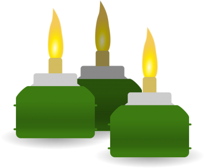 Ketupat Candles Transparent Pic PNG Images