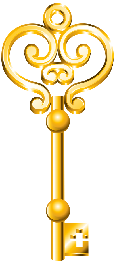 Golden Keys High Quality PNG PNG Images