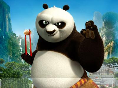 Kung Fu Panda Cool Wall PNG Images