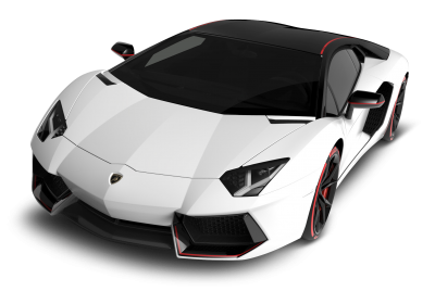 White Lamborghini Aventador High Quality PNG PNG Images