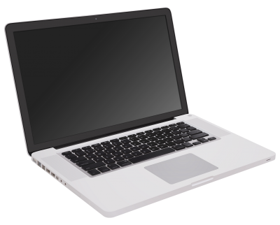 Modern Laptop Png HD Images In Black And White PNG Images