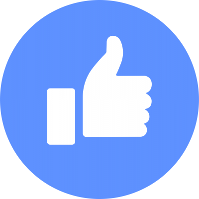 Blue Like icon Photo, White icon, Colorful icon, Facebook icon PNG Images