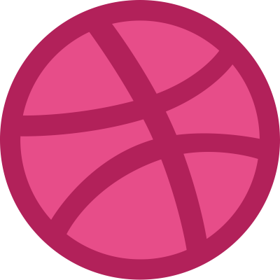 Pink Dribbble Logo Background Transparent PNG Images