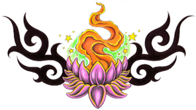 Simple Lotus Tattoos PNG Images