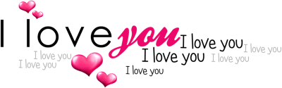 Love Text Transparent PNG Images