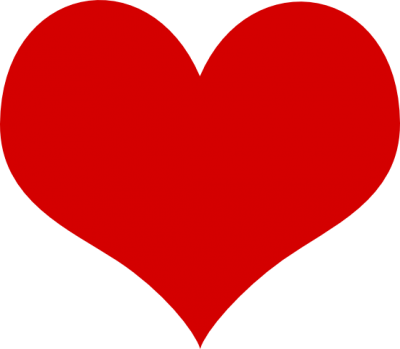 Red Heart Love Quality Drawing PNG Images