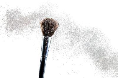 Powder, Cosmeticsi, Face, Silvery Brush Makeup Images Png Free Download PNG Images