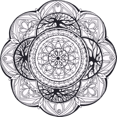 Hand Drawn Mandala Png PNG Images